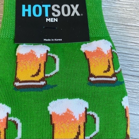 Mens green and beer mugs novelty socks great for St. Patrick’s day SAME DAY SHIP - Picture 5 of 5
